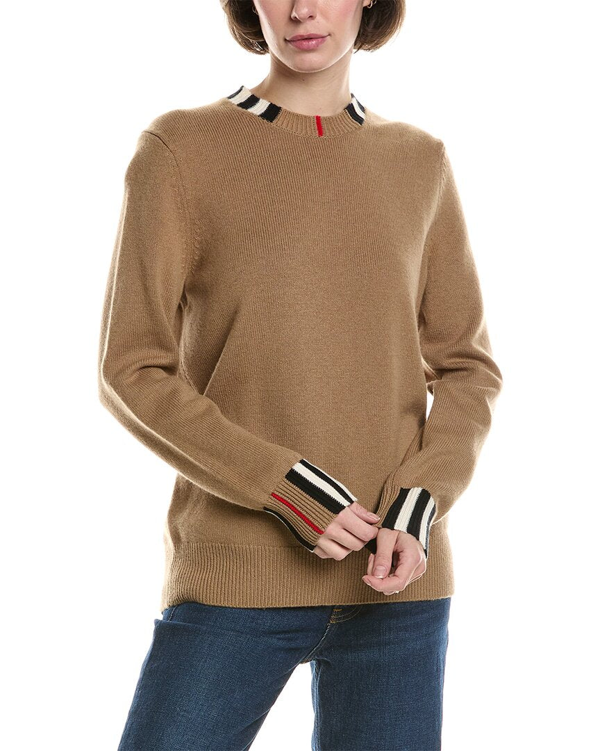 

Бурберри Чек Шерстяной и кашемировый свитер Burberry, коричневый