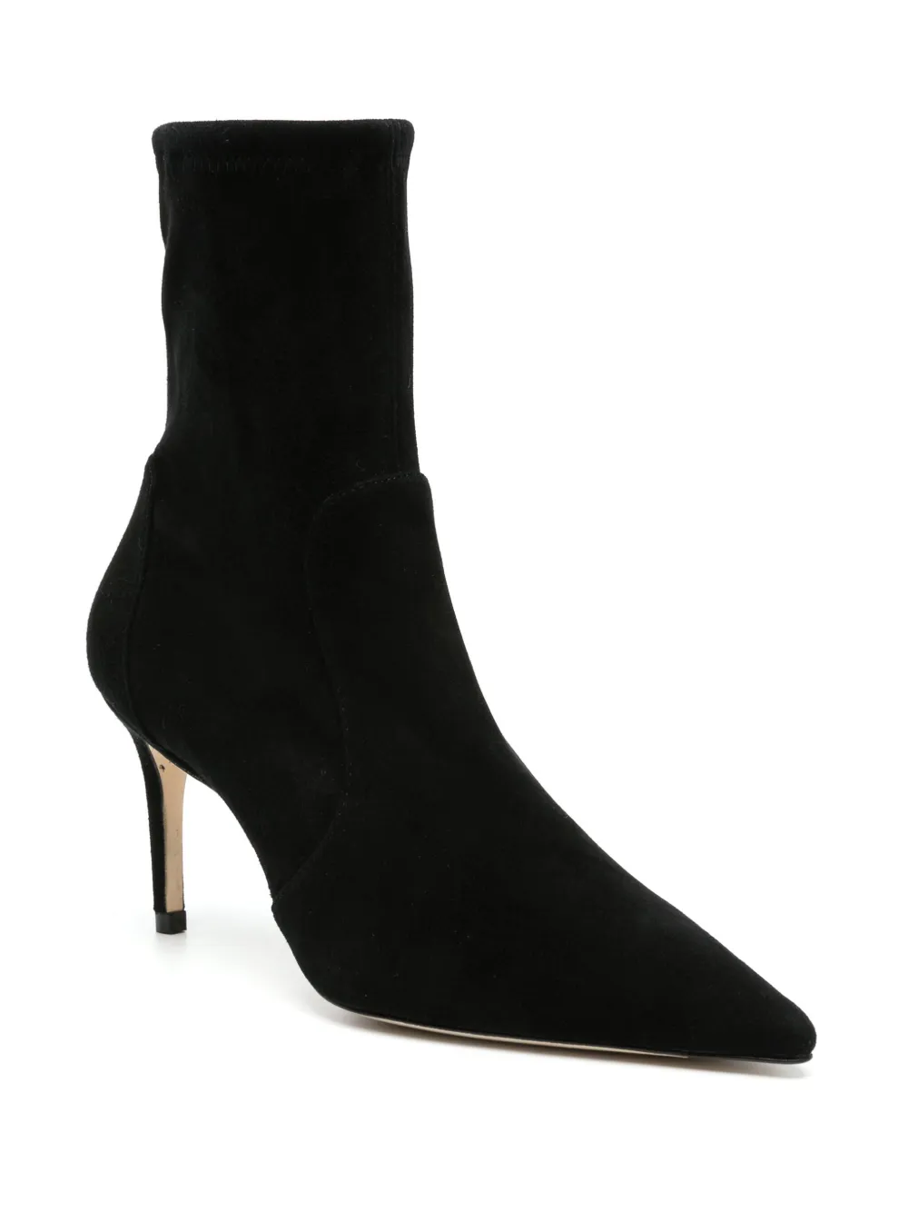 Ботильоны на каблуке Stuart Weitzman, черный — фото 2