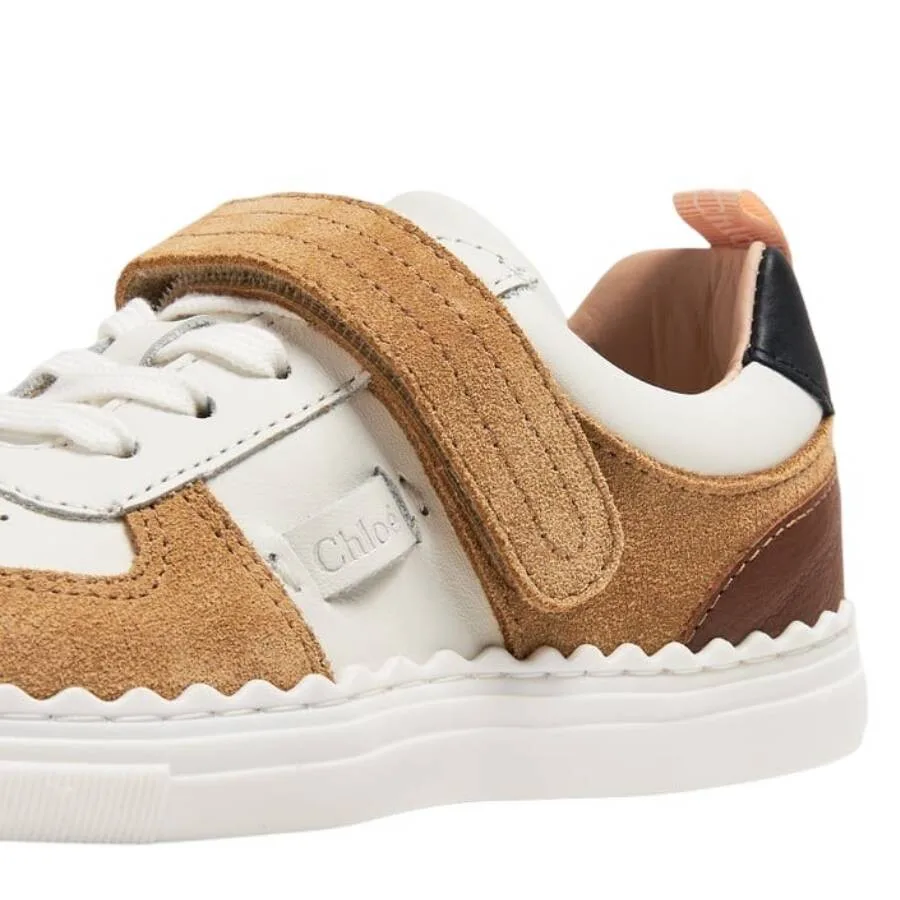 Детские замшевые кроссовки Chloé Kids Lauren, размер 30 (13 детский) — фото 3