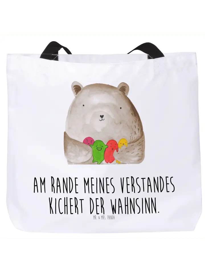 

Сумка-шоппер Mr & Mrs Panda Bär Gefühl, белый