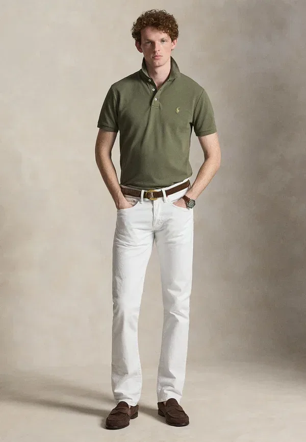 Поло с коротким рукавом Polo Ralph Lauren, цвет круизный оливковый — фото 2