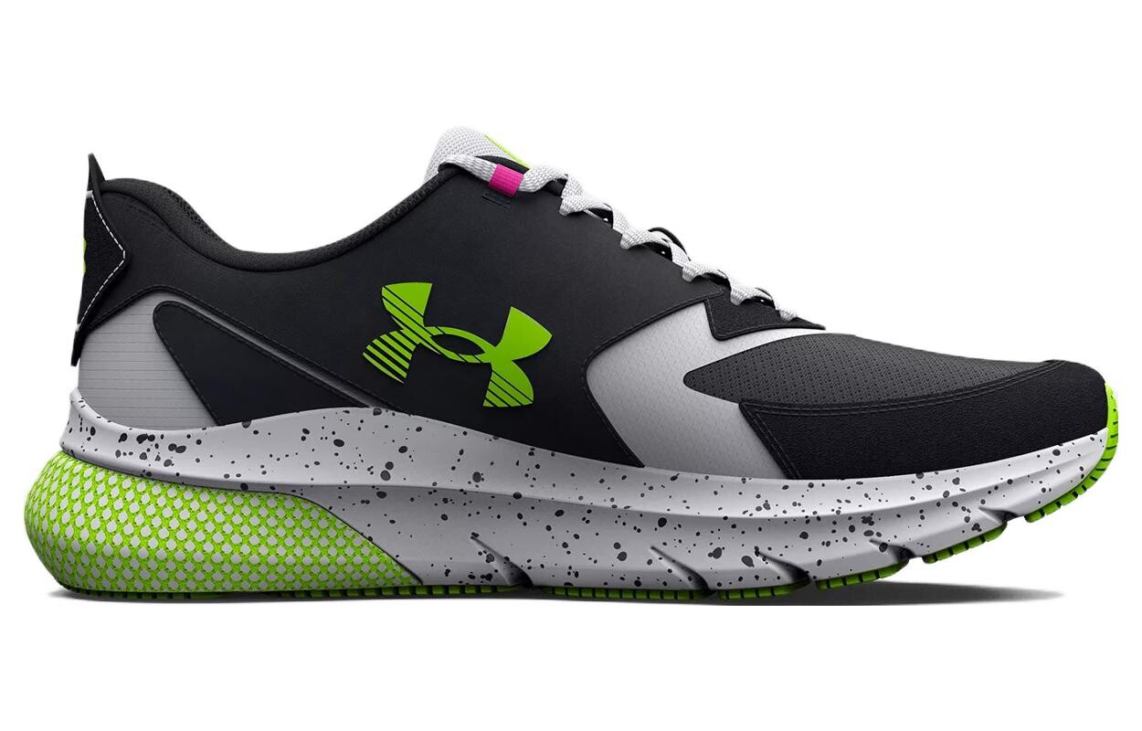 Кроссовки для бега HOVR Turbulence мужские с низким верхом, черные/белые Under Armour — фото 2