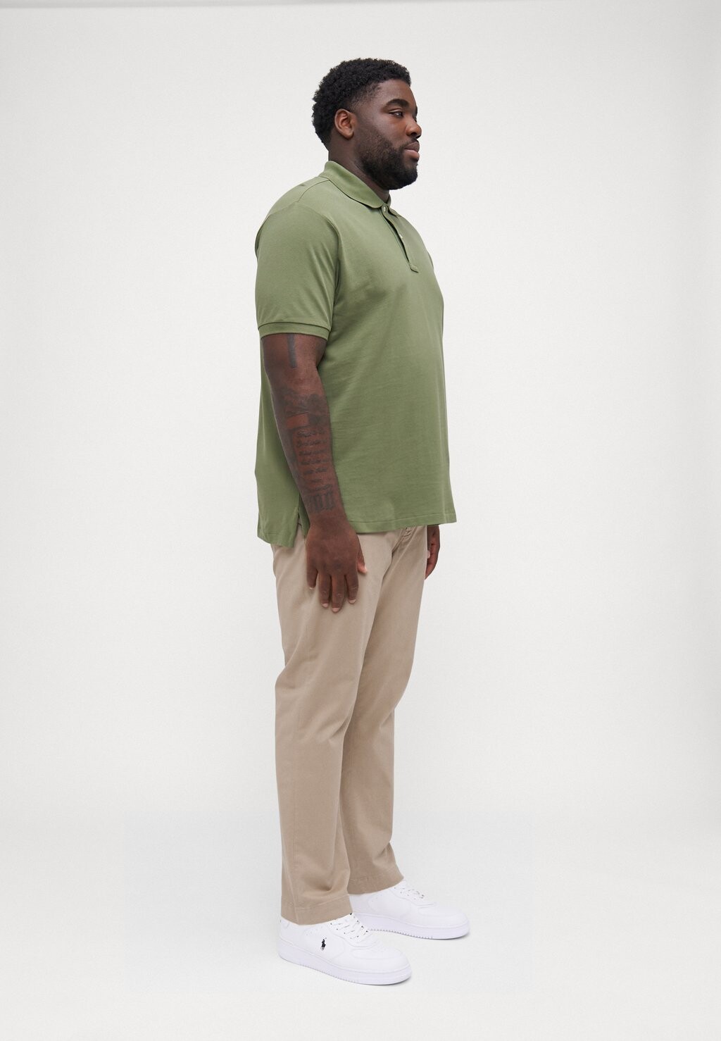 

Рубашка поло SHORT SLEEVE Polo Ralph Lauren Big & Tall, оливковый