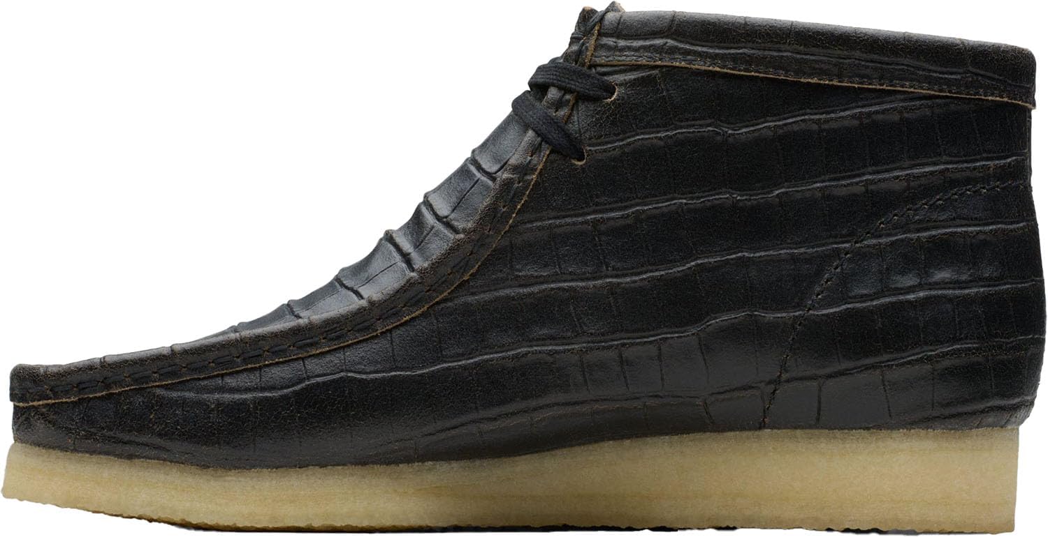 Мужские ботинки Clarks Wallabee Chukka, черный — фото 2