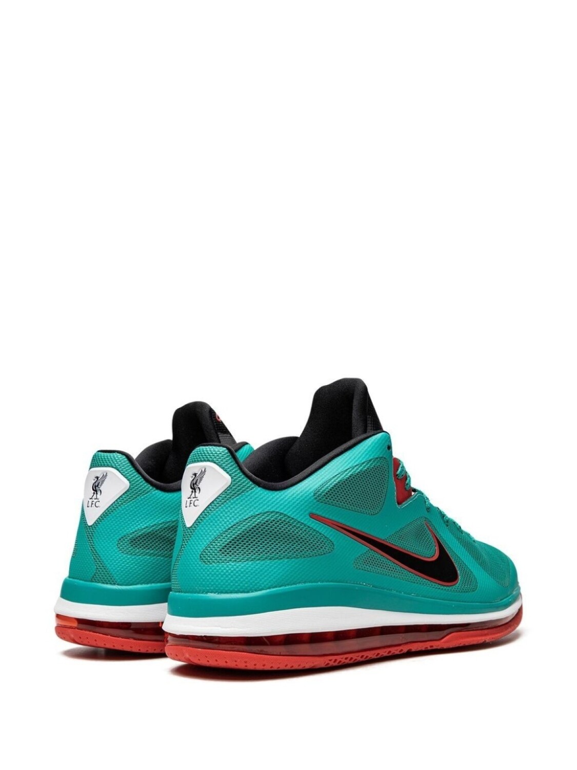 Кроссовки LeBron 9 Low Reverse Liverpool Nike, зеленый — фото 3