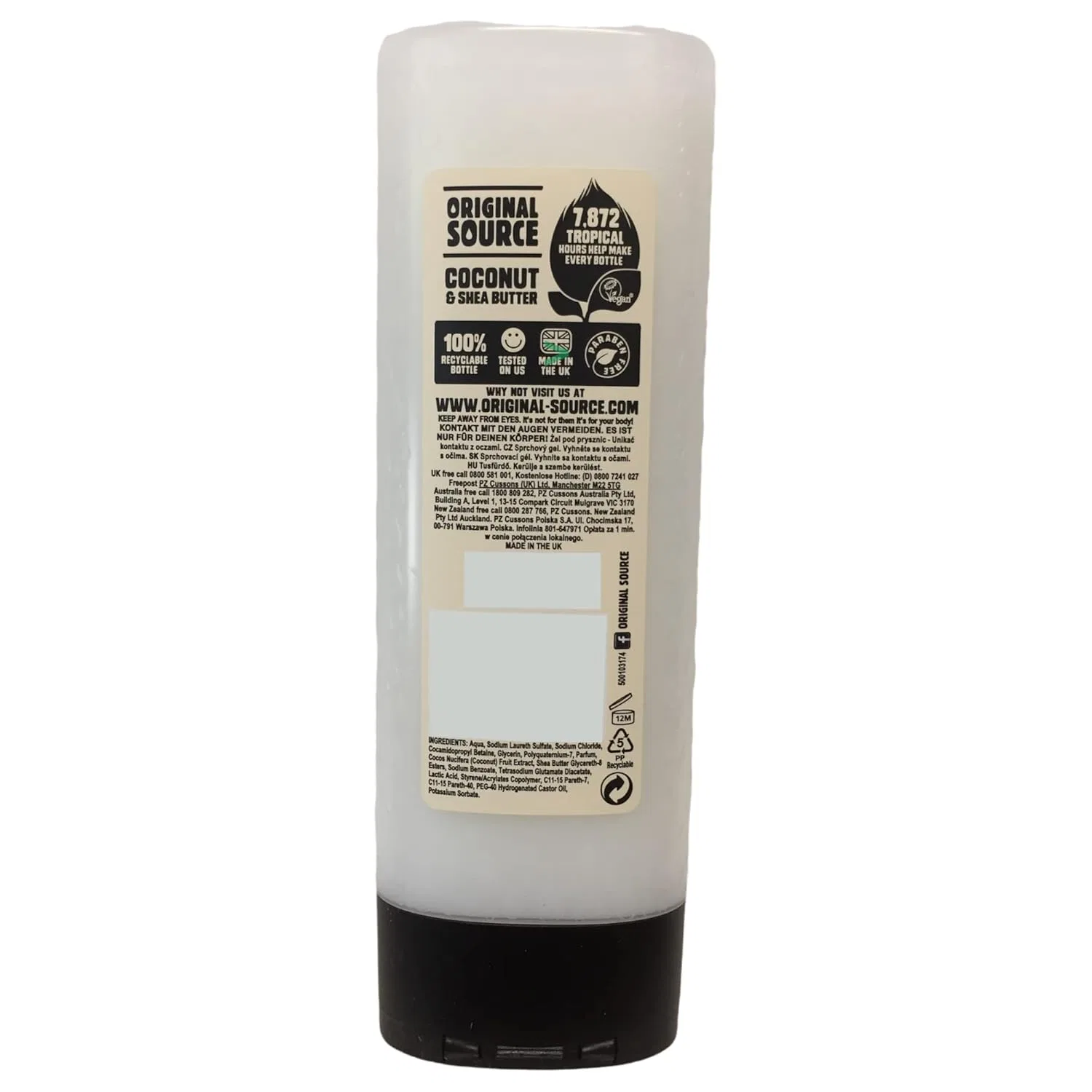 Гель для душа Original Source Tropical Coconut & Shea Butter Usy — фото 3