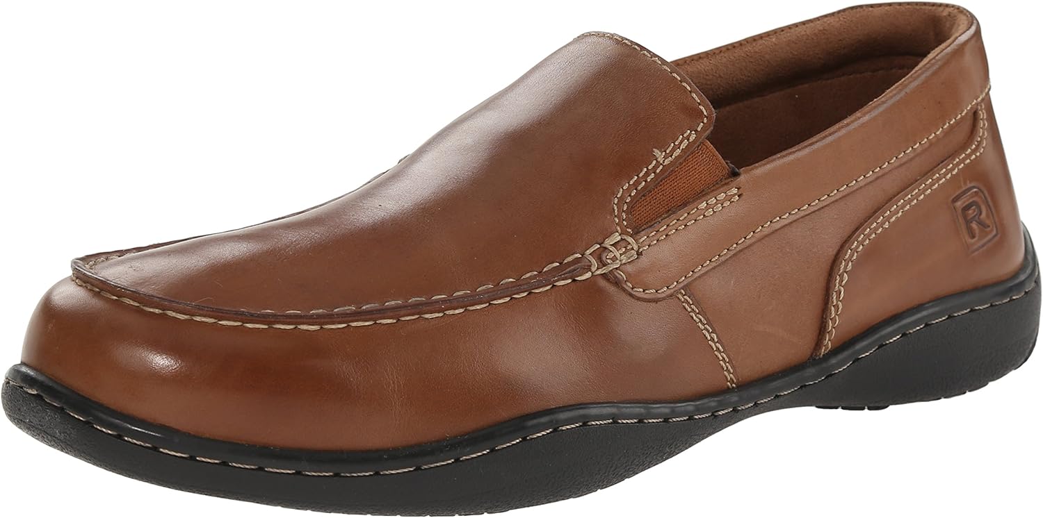 

Мужские лоферы Rockport Rocker Landing II Venetian без шнурков, бежевый