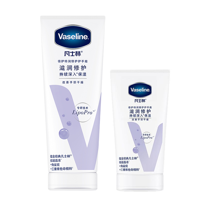 

Интенсивный восстанавливающий и увлажняющий крем для рук Potpourri Moisturizing Hydrating 100ml Vaseline, two-piece set: refreshing scent hand cream 100ml+refreshing scent hand cream 50ml