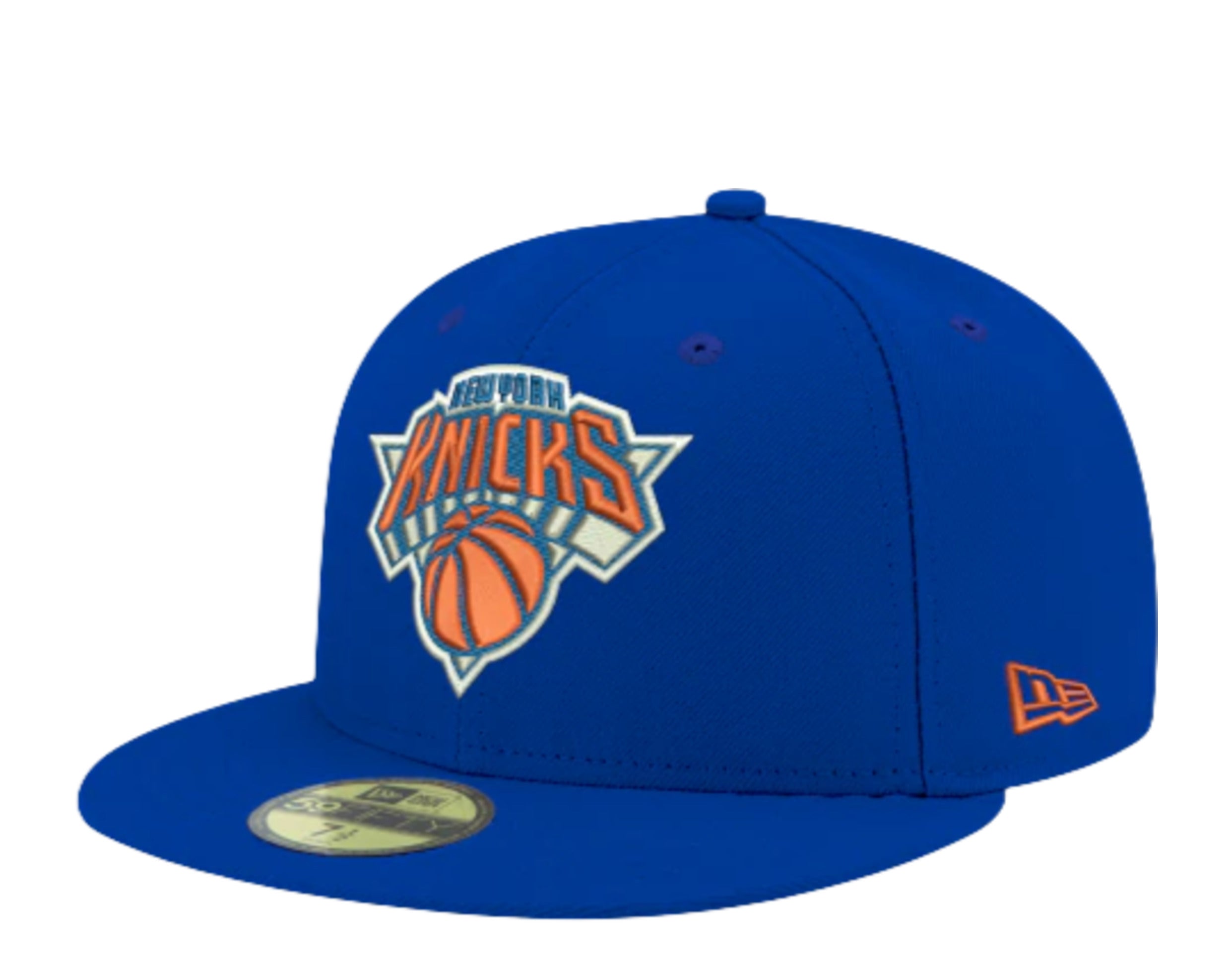 

New Era 59Fifty NBA New York Knicks синяя облегающая кепка 70343402