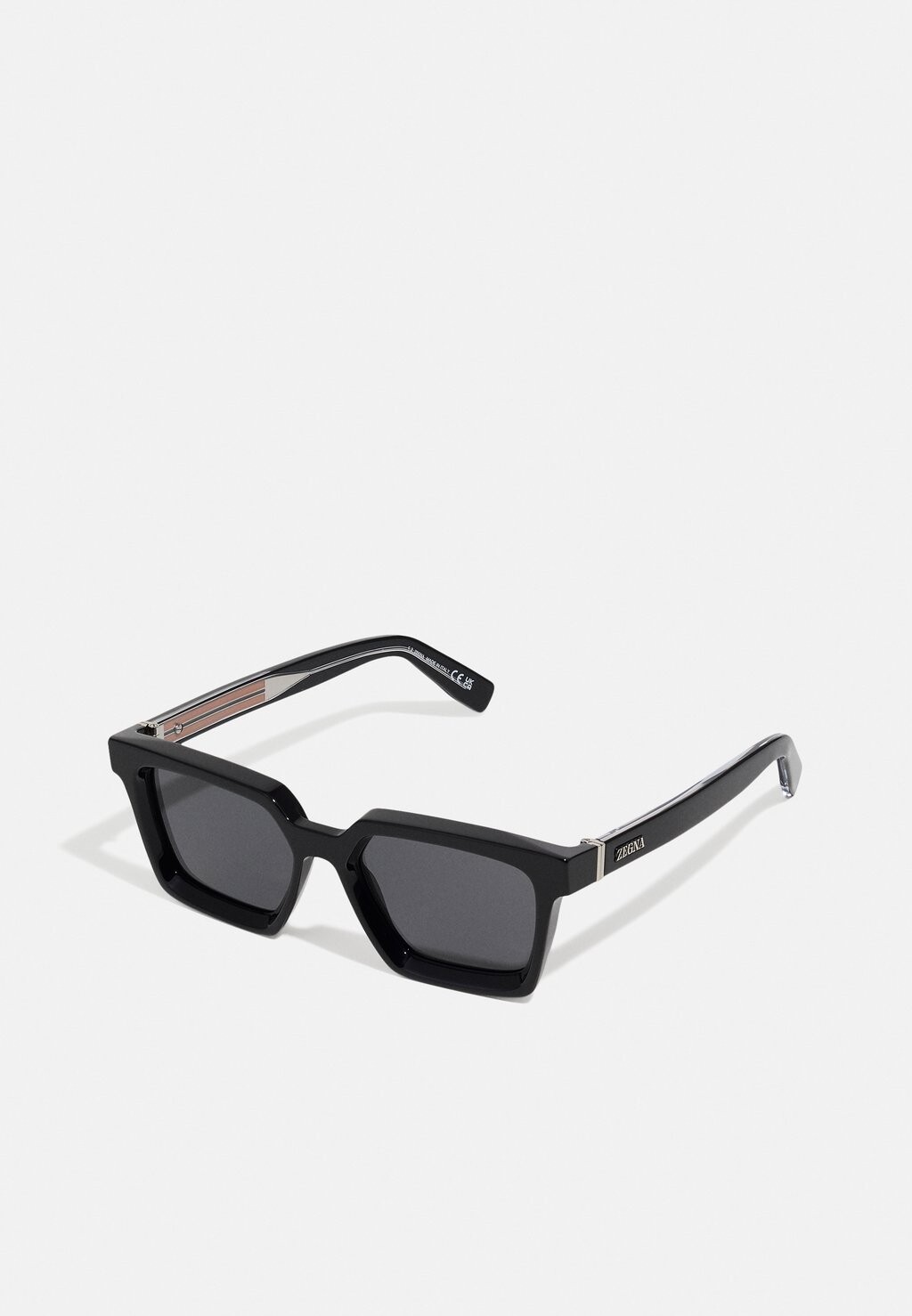 

Солнцезащитные очки ZEGNA, цвет shiny black