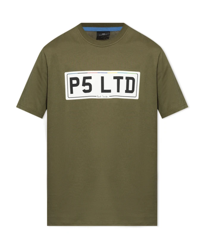 

Футболка с принтом Ps By Paul Smith, зеленый