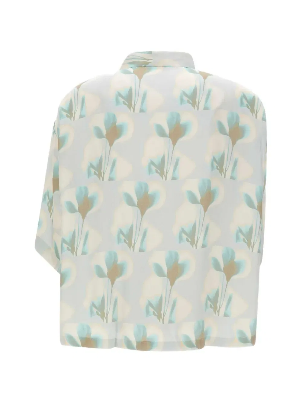 Рубашка с цветочным принтом «Бимина» Boss, серый — фото 2