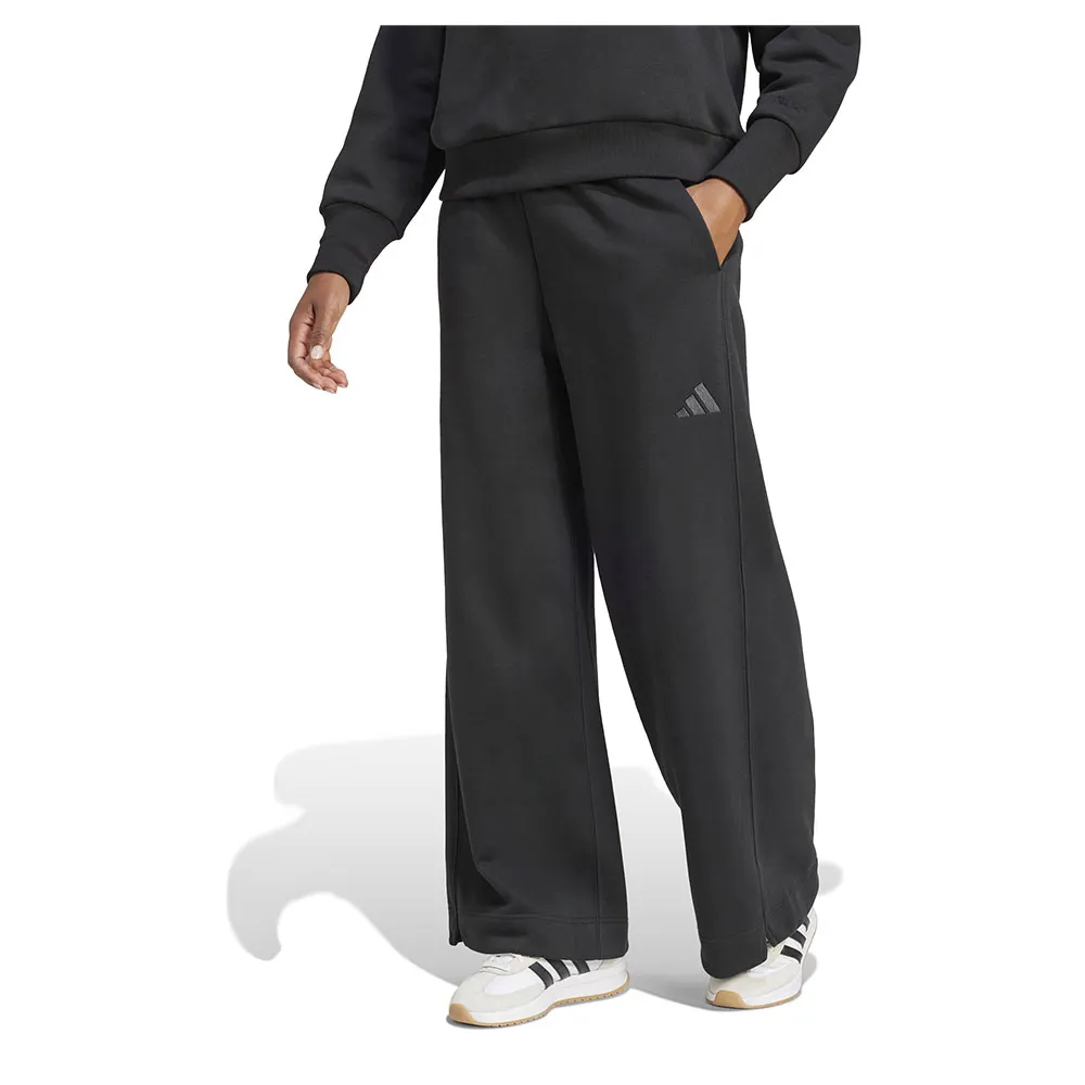

Брюки adidas All SZN Fleece Loose Wide Leg, черный