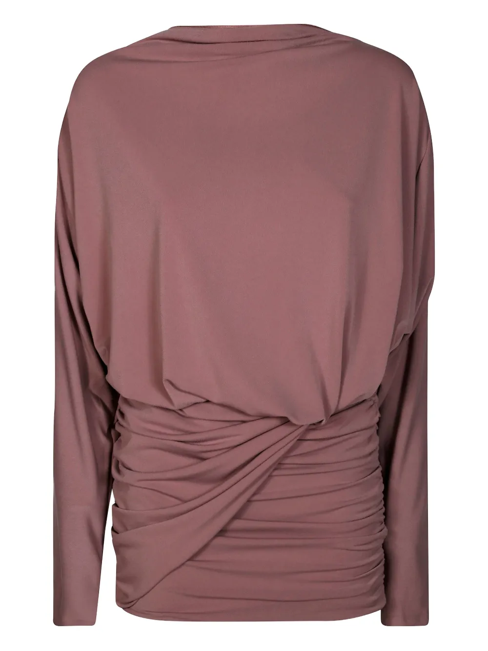 

Драпированное платье мини The Andamane, розовый