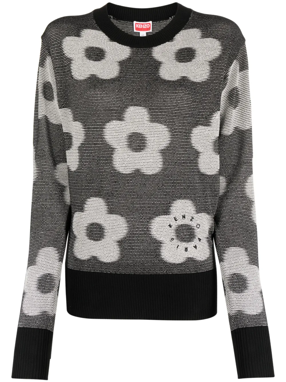 

Джемпер Flower Spot Kenzo, черный