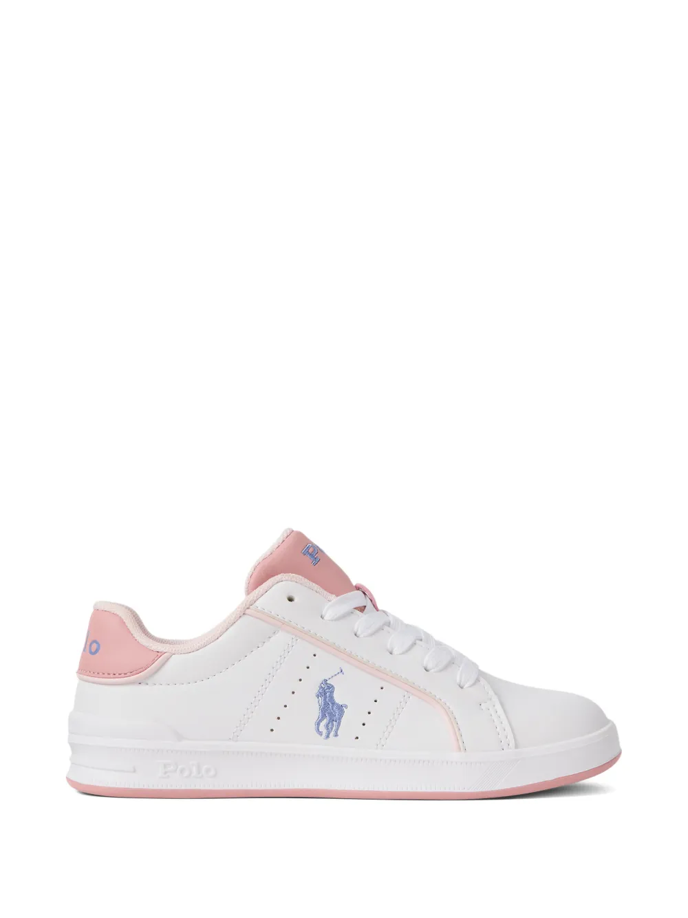 Кроссовки Heritage Court III с вышивкой Polo Ralph Lauren Kids, белый — фото 2
