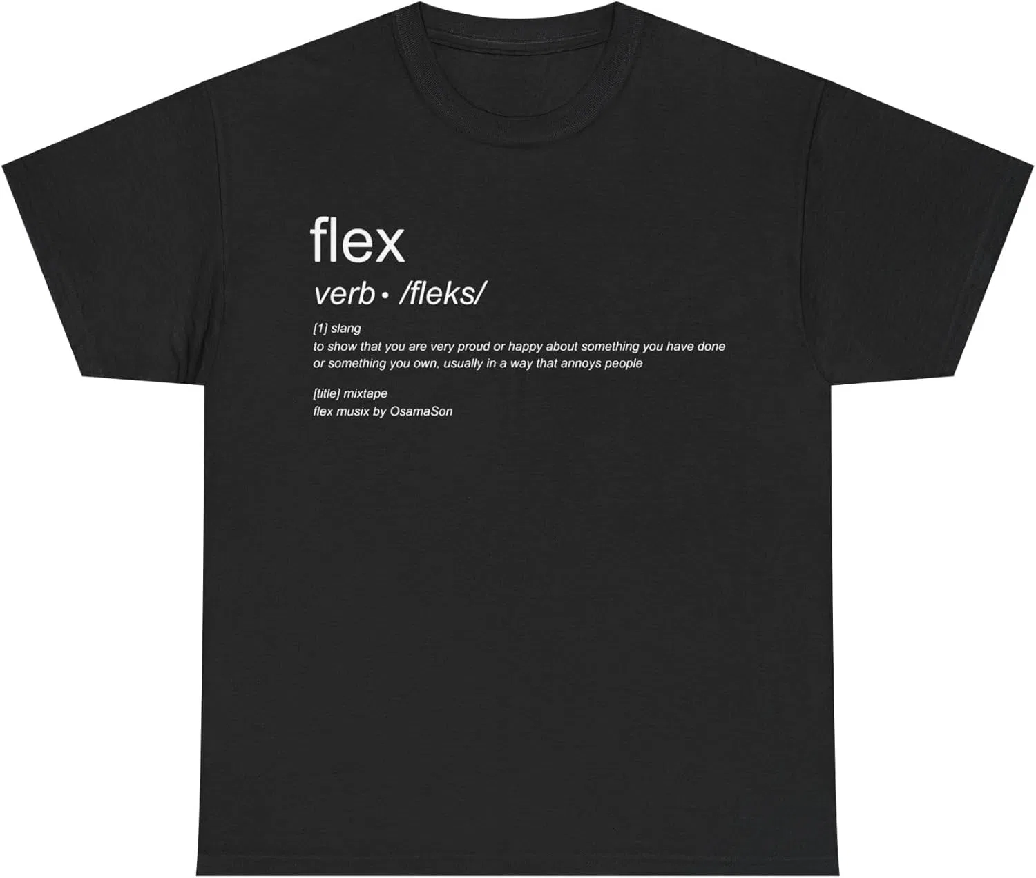 Футболка Osamason FlexMusix Tour Tee, футболка Flex Music, мерч по альбому