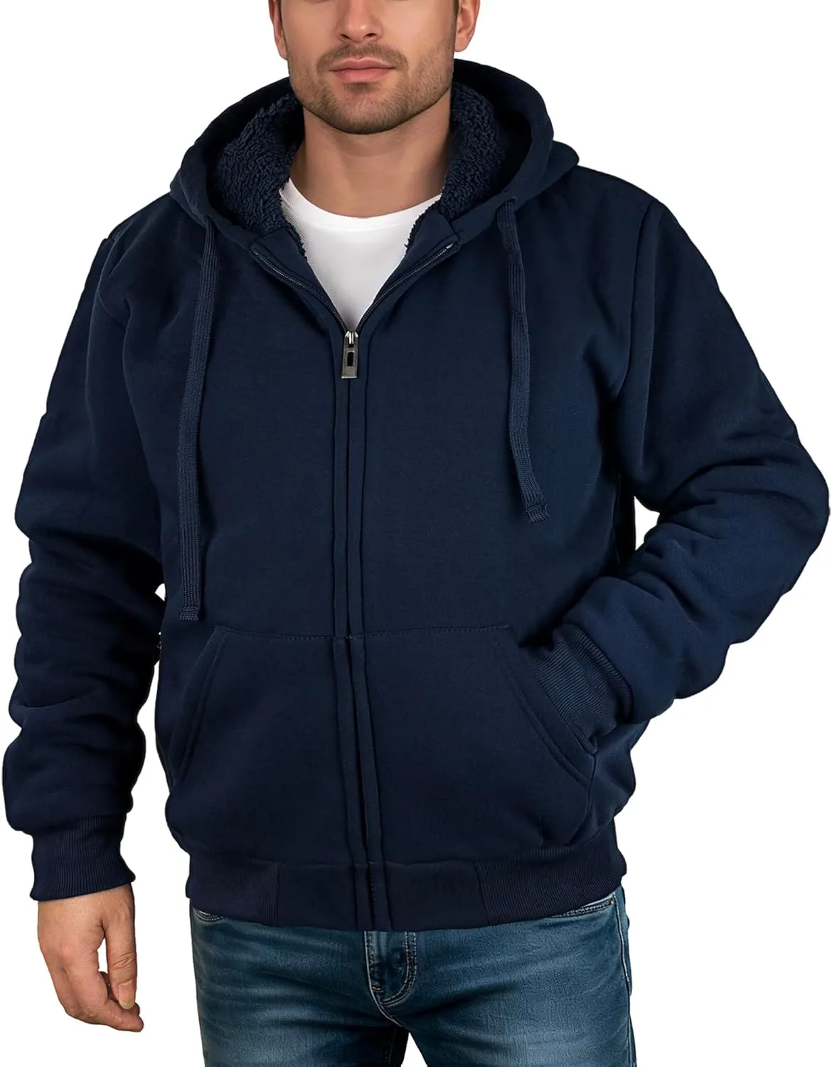 

Мужская толстовка с молнией Vividpoint, утепленная флисом