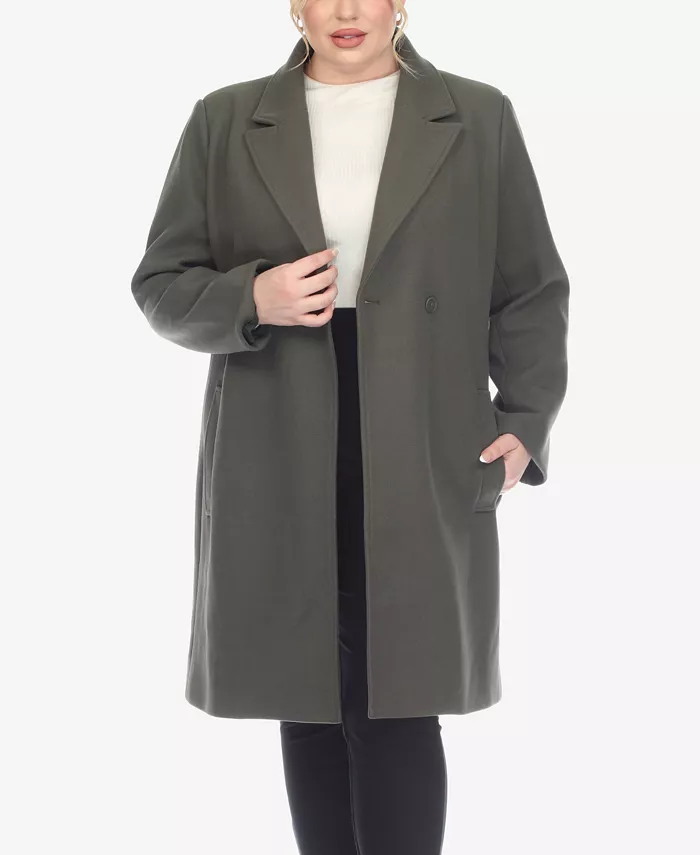 

Пальто Walker Classic размера Plus White Mark, зеленый