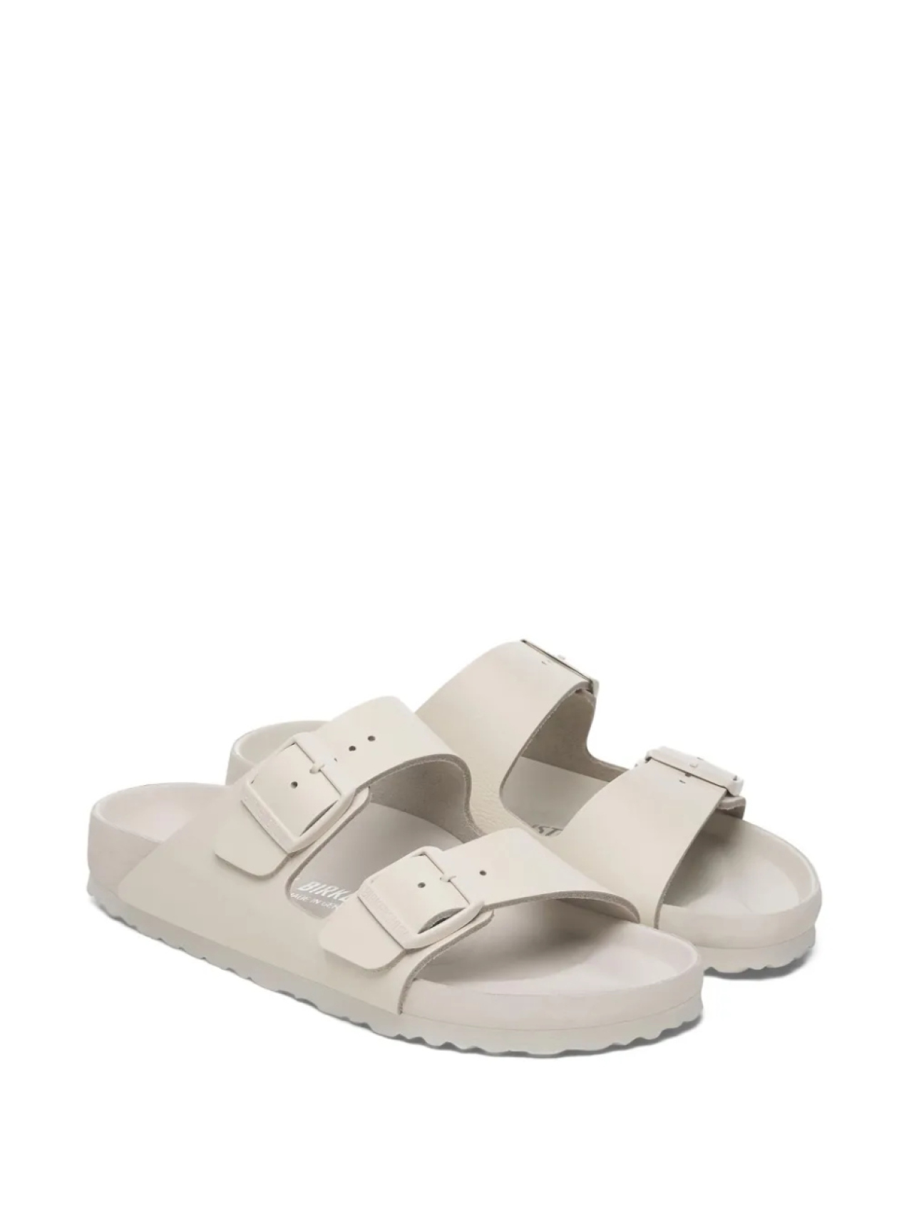 Сандалии Birkenstock Arizona Natural Leather, кремовый — фото 2