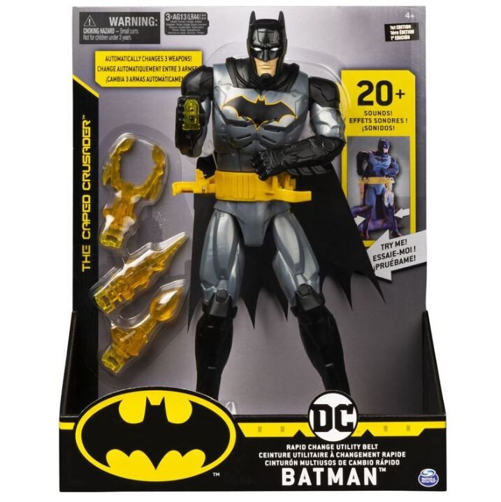 

Бэтмен, Делюкс фигурка со светом и звуком, с аксессуарами, 12", 30 см Batman