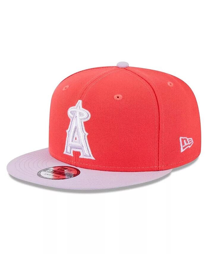 

Мужская красно-фиолетовая базовая двухцветная кепка Los Angeles Angels Spring Snapback 9FIFTY Snapback New Era