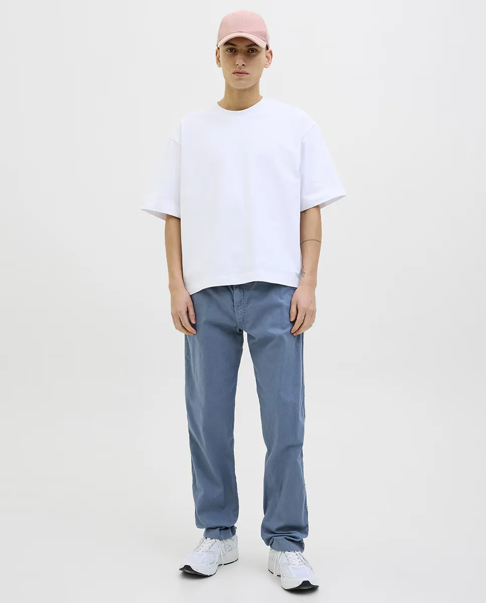 

Мужские спортивные брюки с высокой талией и завязками Jack & Jones, синий
