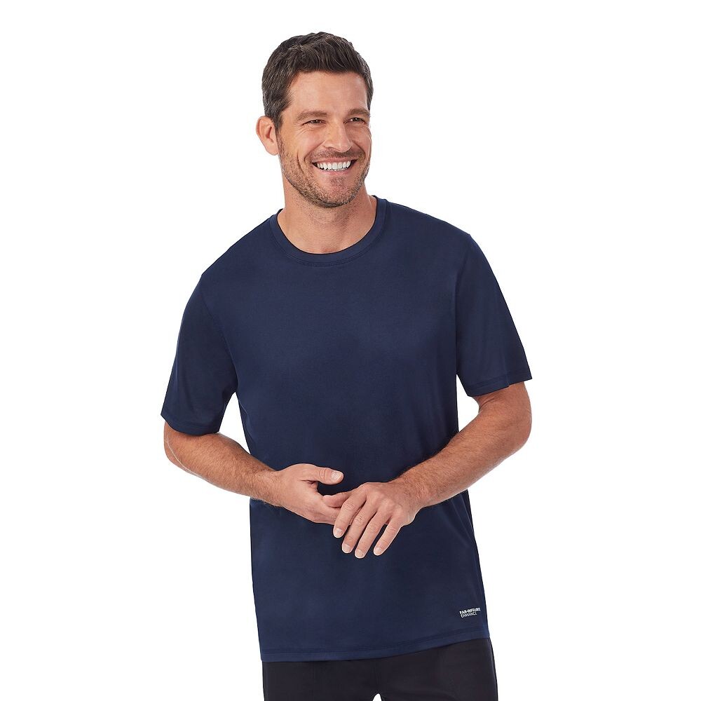 

Мужская футболка для сна с круглым вырезом Cuddl Duds Far-Infrared Enhance, темно-синий