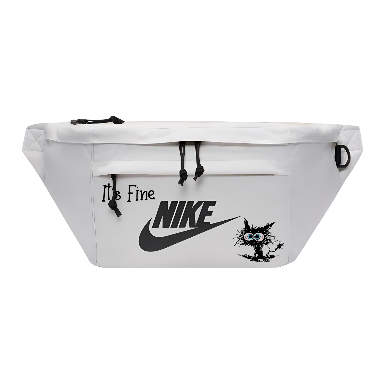 

Nike Одноплечевая набедренная сумка через плечо унисекс белая, I'm fine