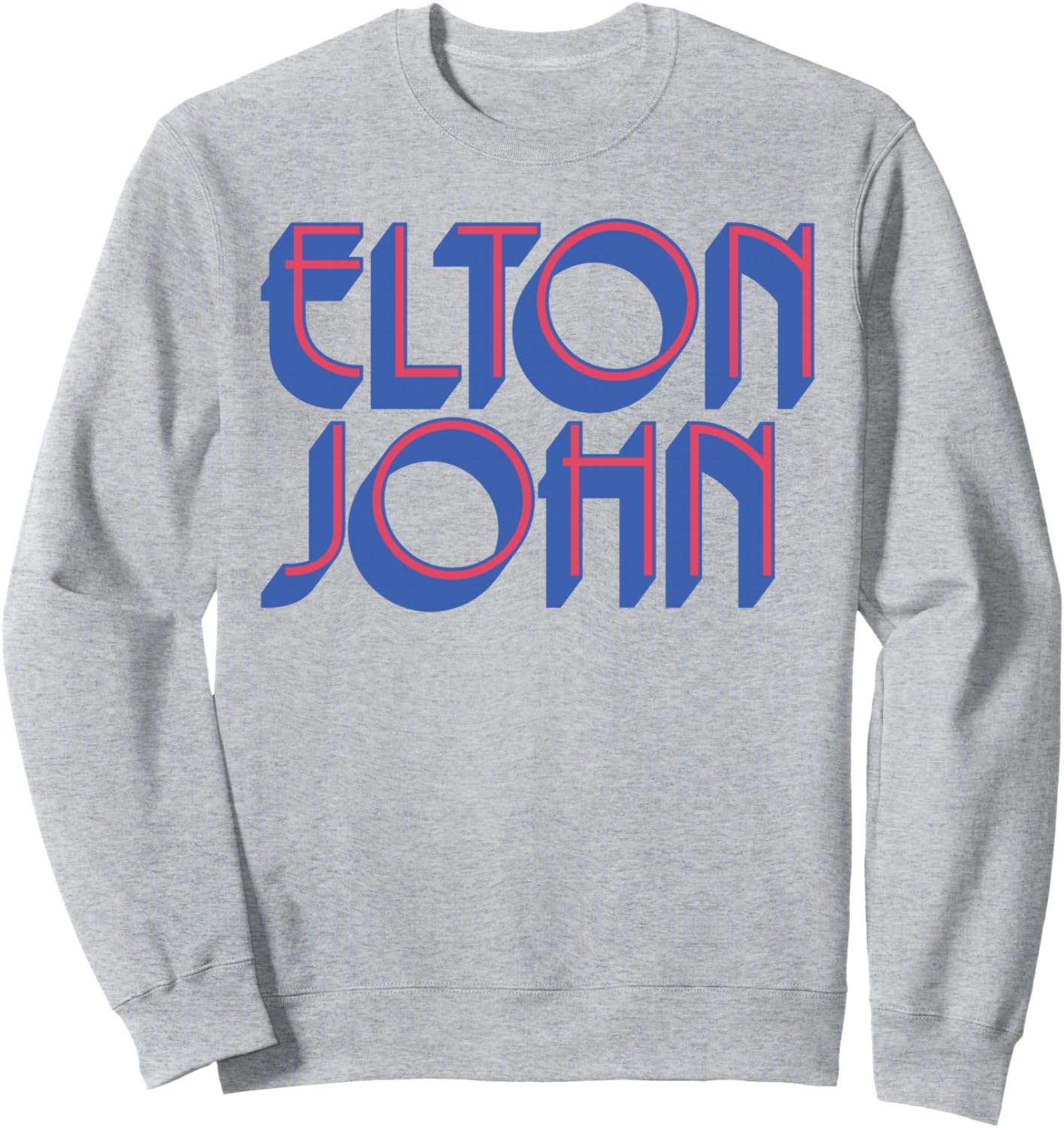 

Официальная толстовка с текстовым логотипом Элтона Джона, серая Elton John