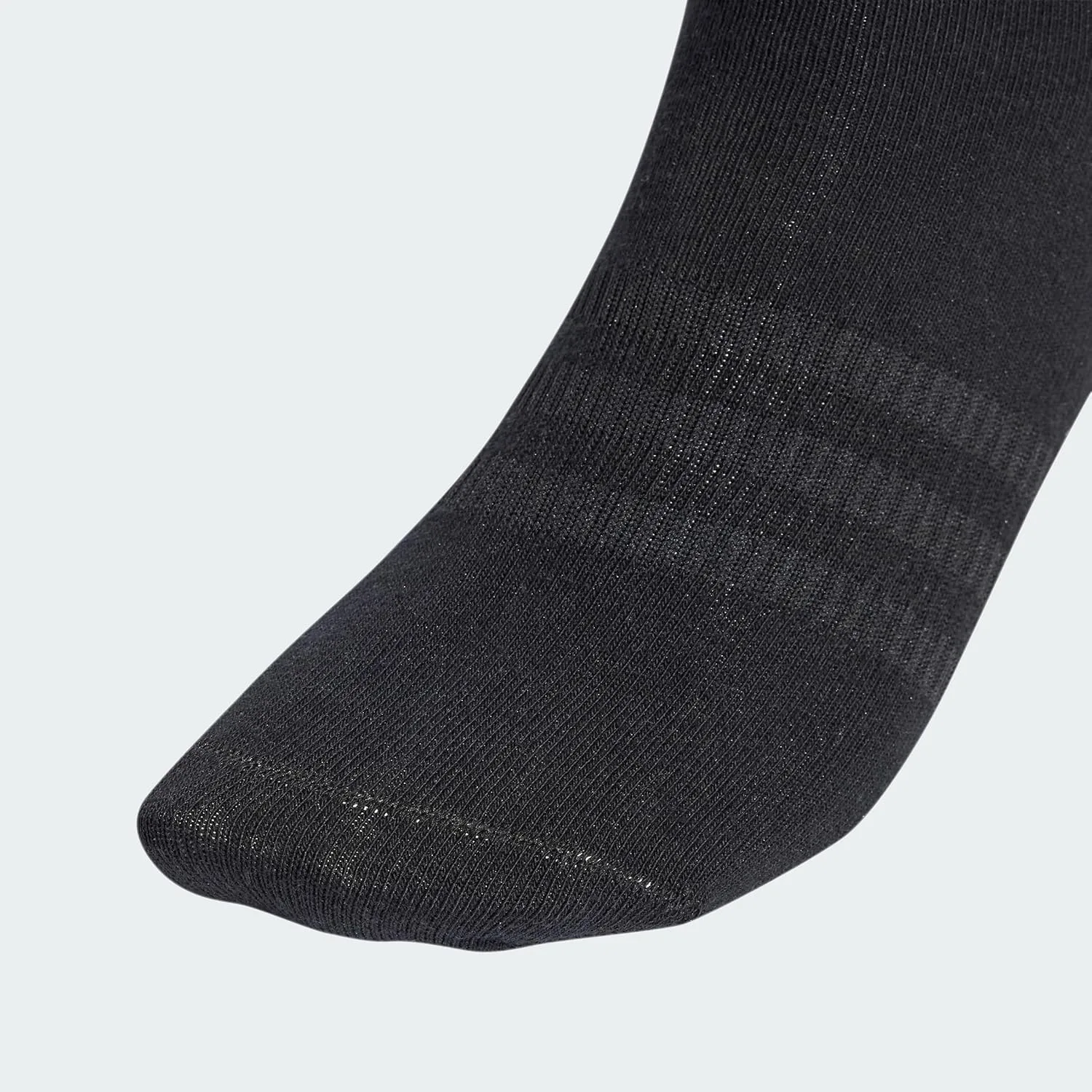 Тонкие и легкие носки Adidas до щиколотки, 3 пары, унисекс, детские носки, белый/черный — фото 4