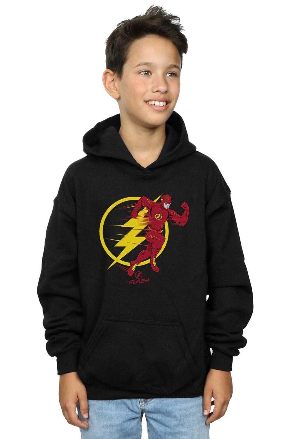 

Толстовка с эмблемой The Flash Running DC Comics, черный