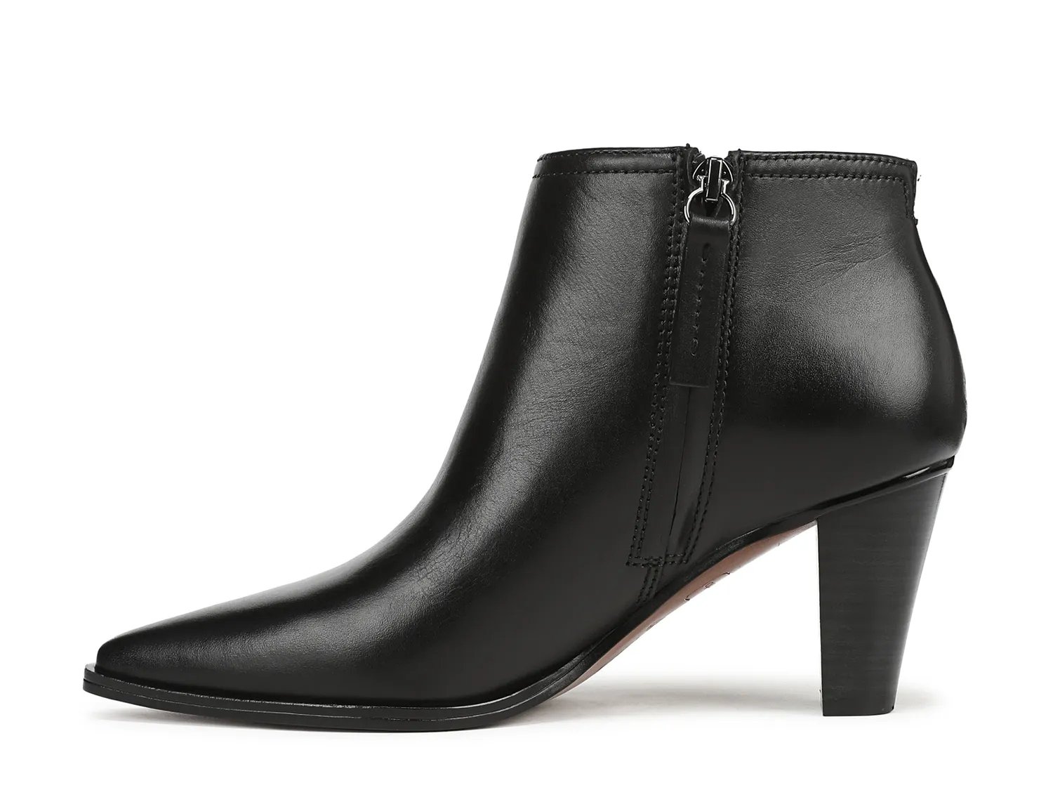 Ботинки Franco Sarto Josiah Bootie, Black Leather — фото 3