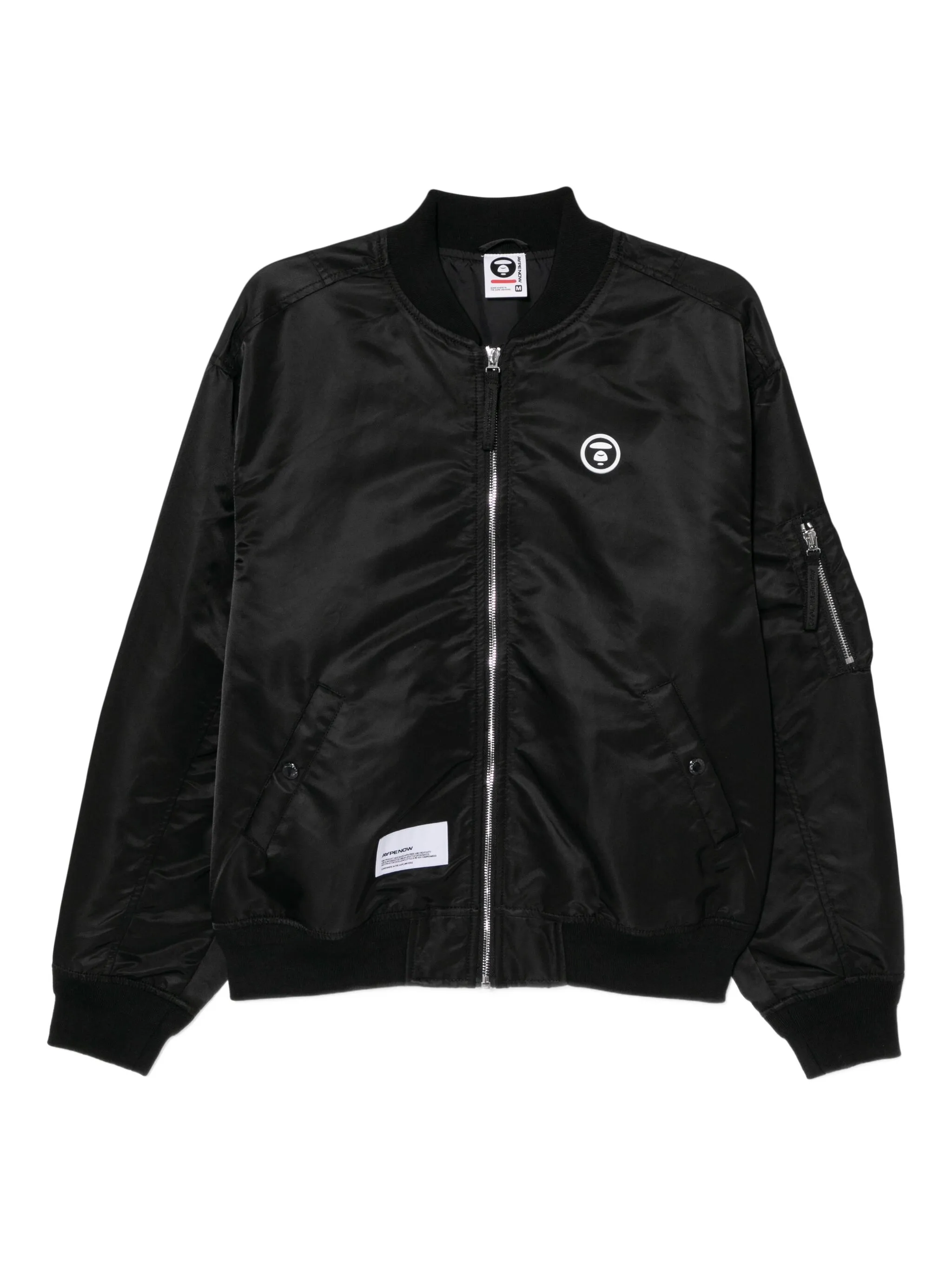 

Бомбер с логотипом Aape By A Bathing Ape, черный