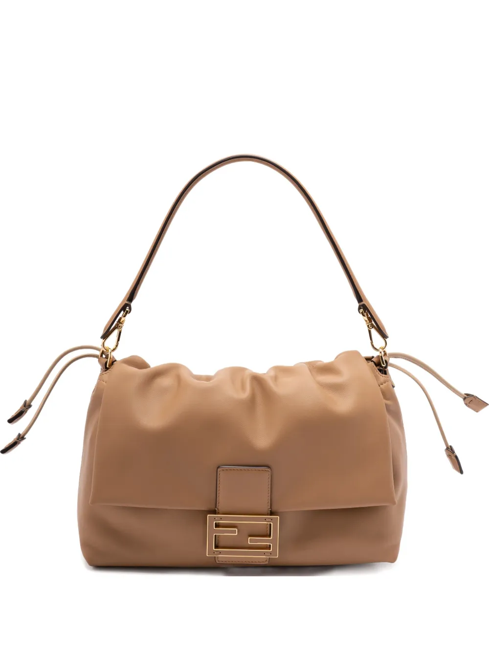 

Большая сумка на плечо Mamma Baguette с логотипом FENDI, коричневый