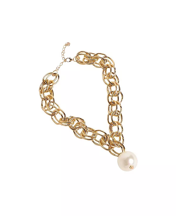 

Женское жемчужное колье Sohi, gold