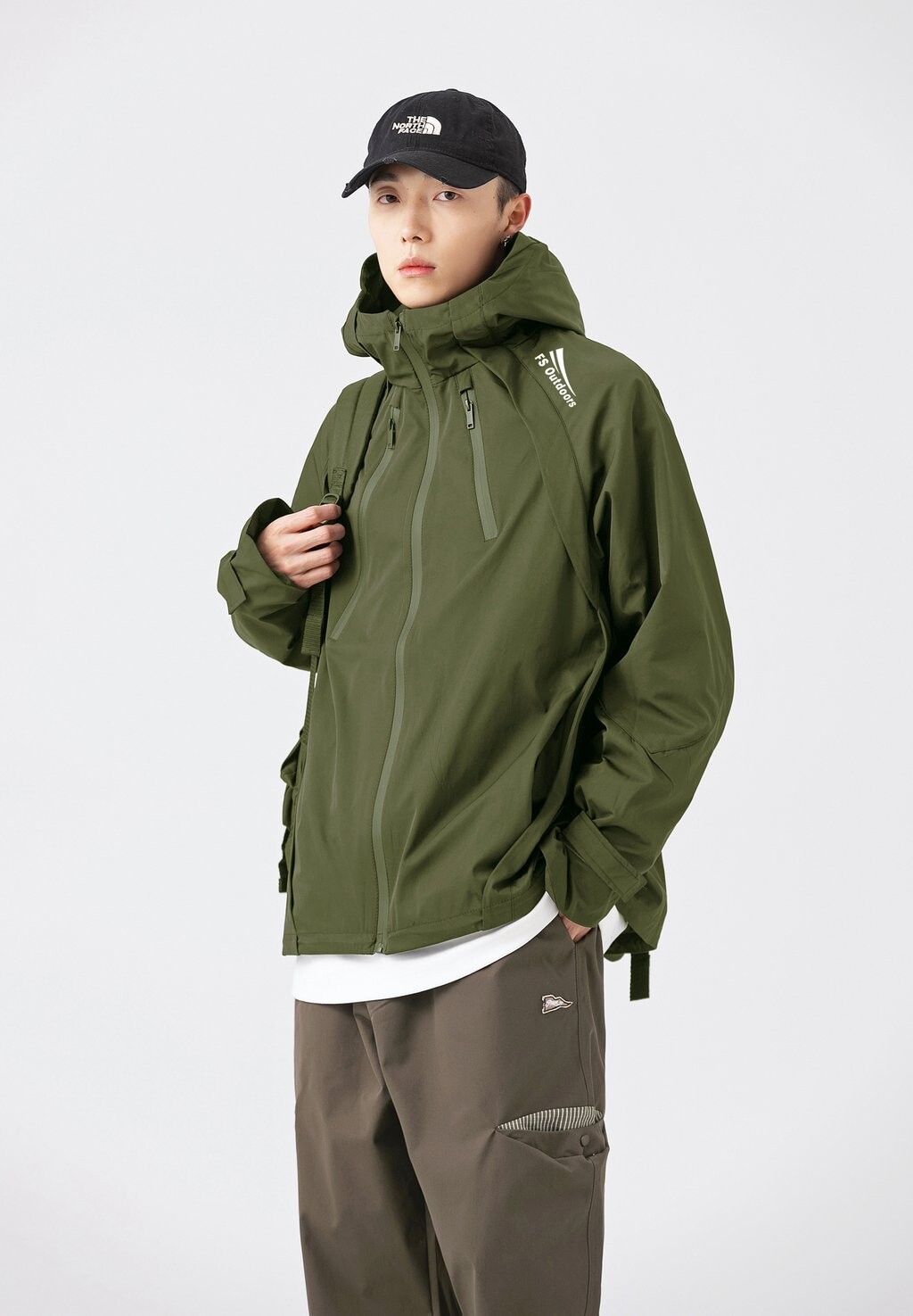 

Уличная куртка WINDPROOF OUTERWEAR FS Collection, цвет olive