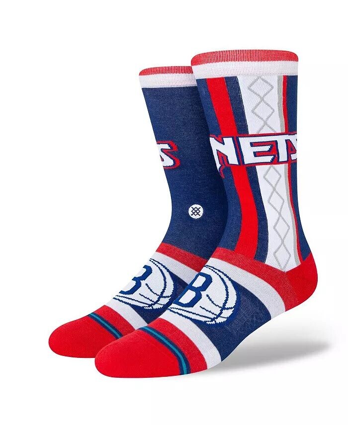 

Мужские темно-синие носки Brooklyn Nets 2021/22 City Edition Crew Stance