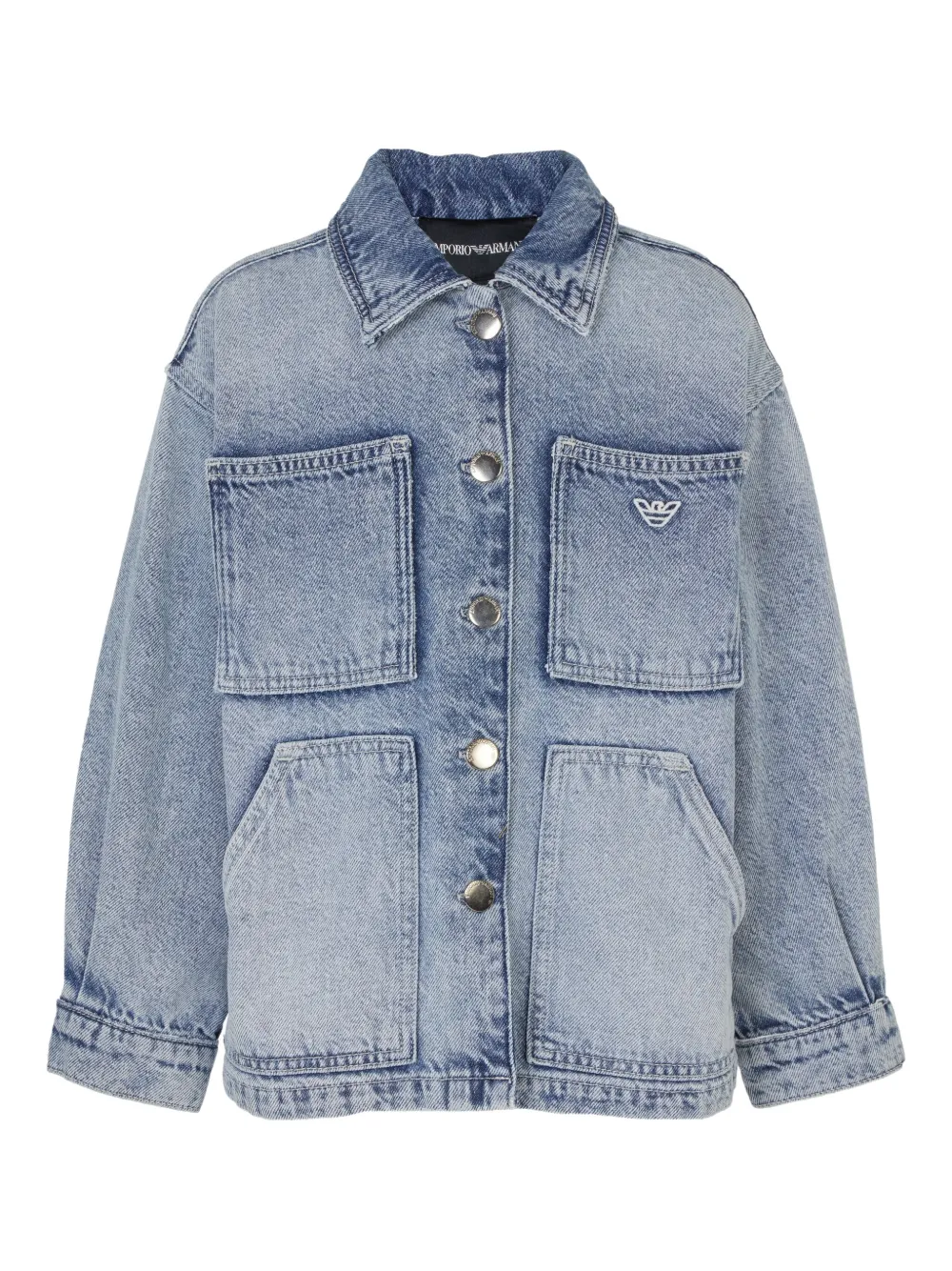 Джинсовая куртка Emporio Armani Kids, синий