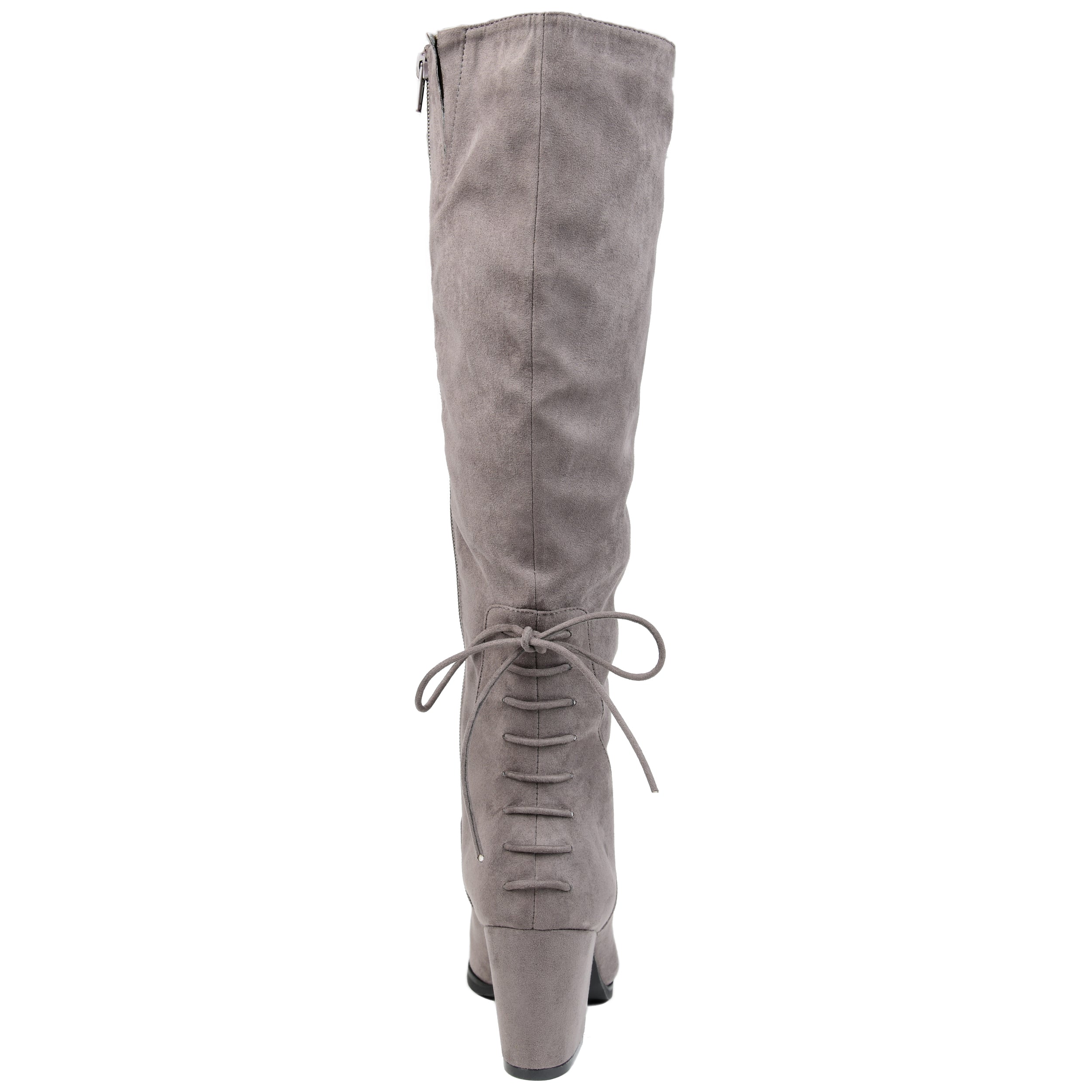 Женские ботинки Tru Comfort Foam Leeda с широким голени из коллекции Journee, серый — фото 3
