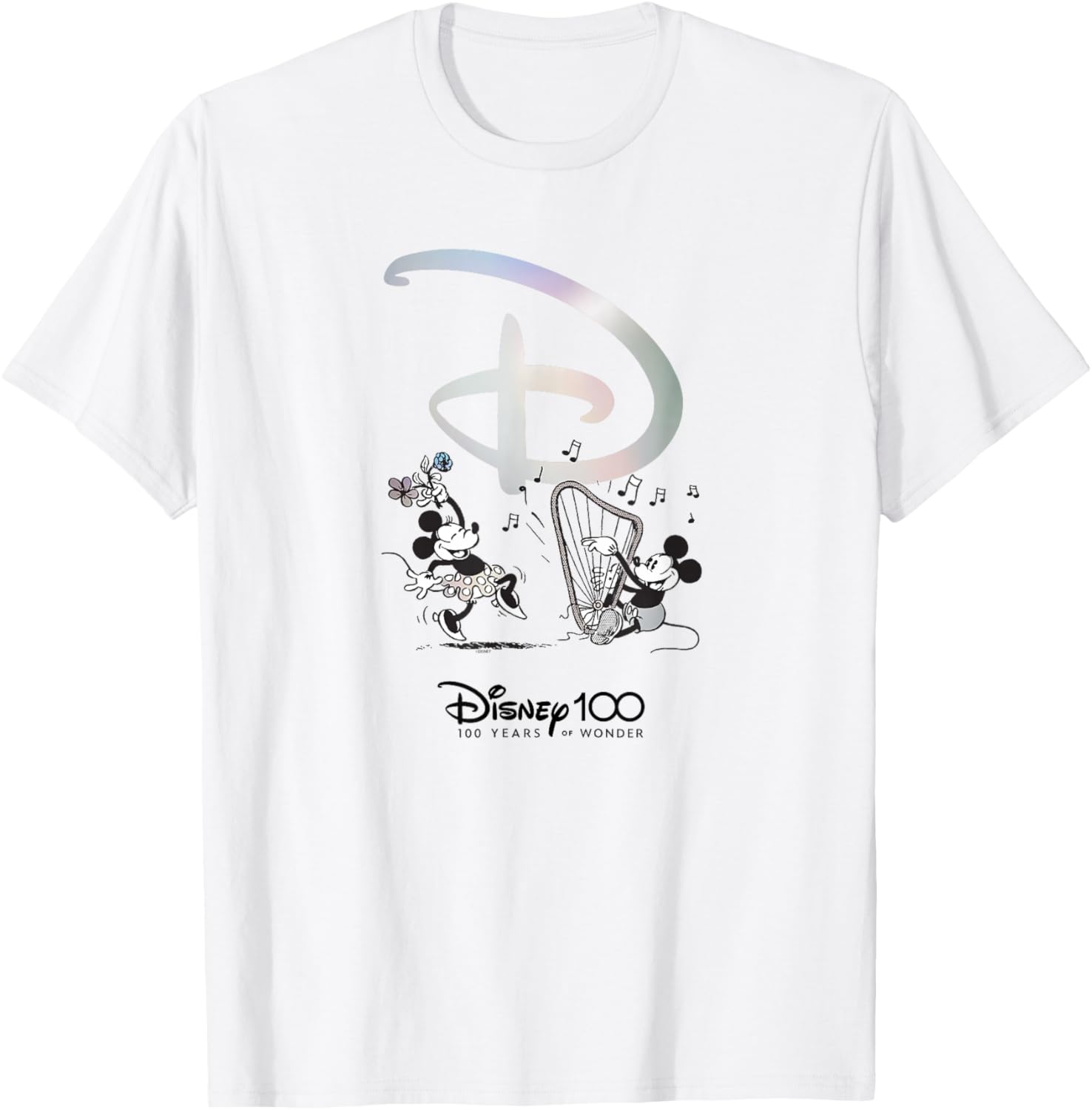 

Футболка, посвященная 100-летию Disney и танцевальному празднику Микки и Минни, синяя