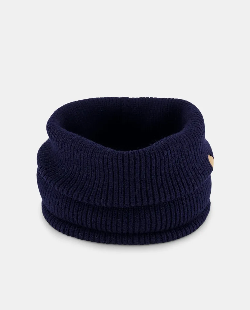 

Гладкий воротник в рубчик, подходящий для ребенка Baby El Corte Inglés, синий