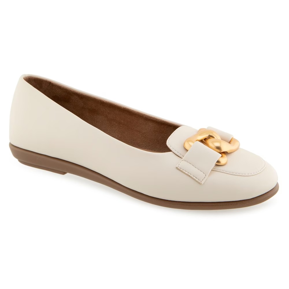 Балетки Bell wide от Aerosoles, eggnog faux leather