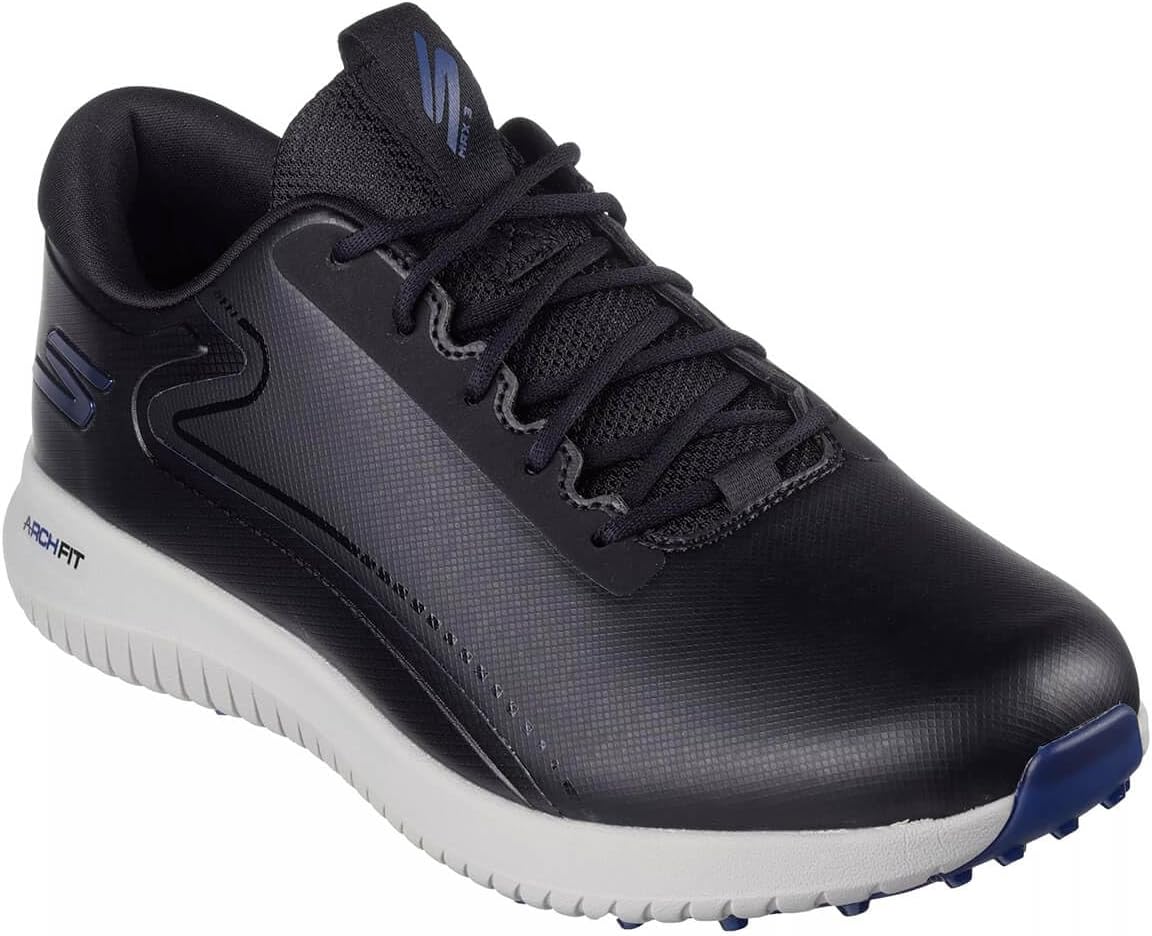 

Мужские кроссовки для гольфа Skechers Max 2 Arch Fit водонепроницаемые без шипов, черный/серый
