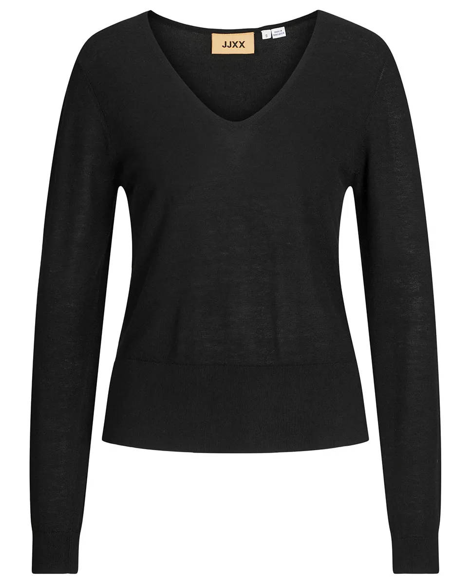 

Женский тонкий свитер с V-образным вырезом Jack & Jones, белый