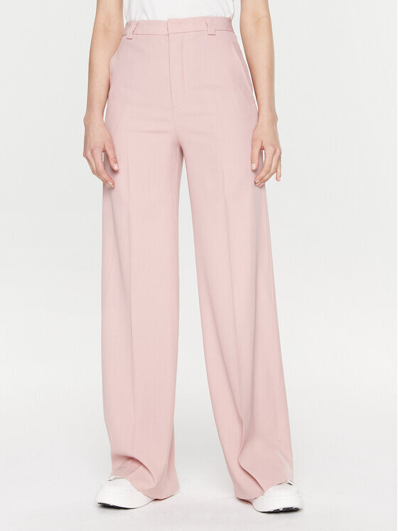 

Широкие брюки из ткани Red Valentino, розовый