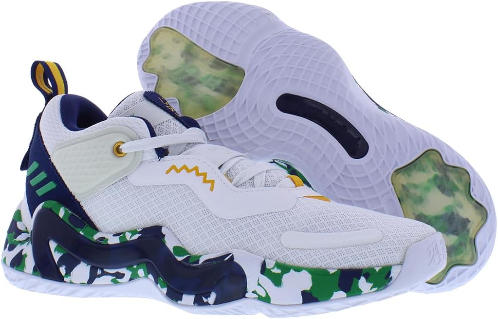 Мужские походные кроссовки adidas Terrex Skychaser Lt Gtx, белый/синий/зеленый/темно-синий — фото 4