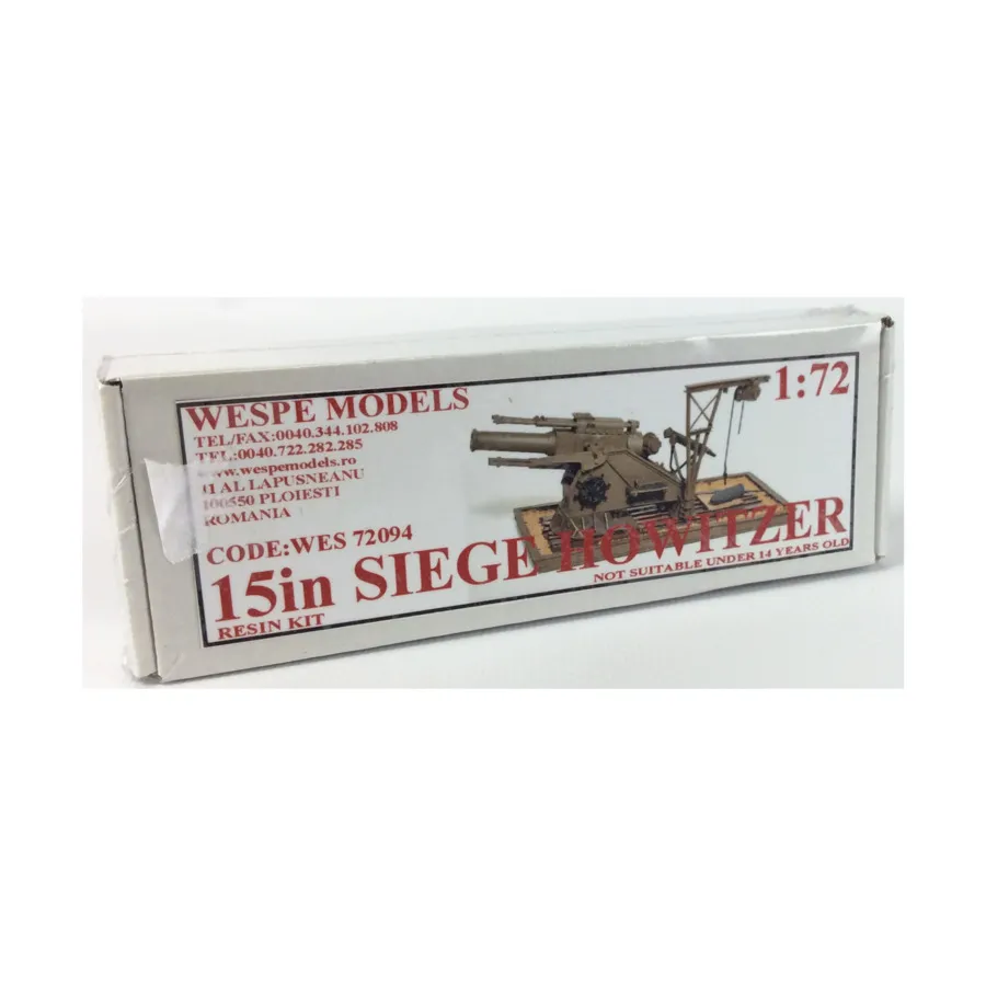 

15-дюймовая осадная гаубица, Military Models - Flaks & Guns (1:72)