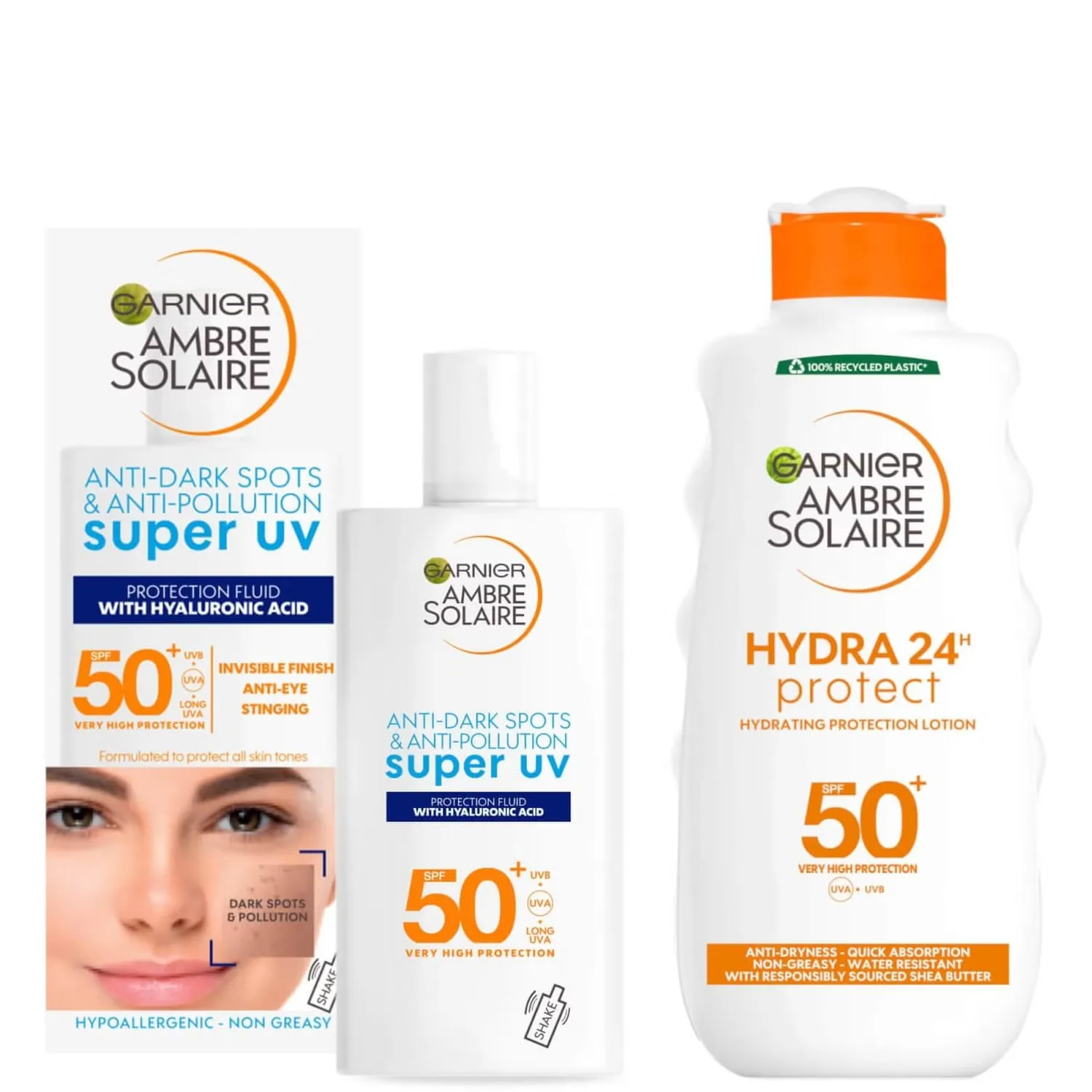 

Набор Ambre Solaire для лица и тела SPF50 Garnier