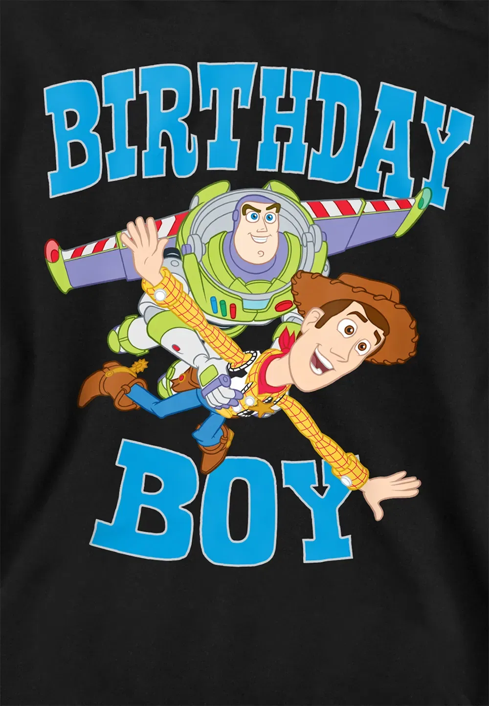 Детская худи Toy Story с Вуди и Баззом, Disney, черный — фото 2
